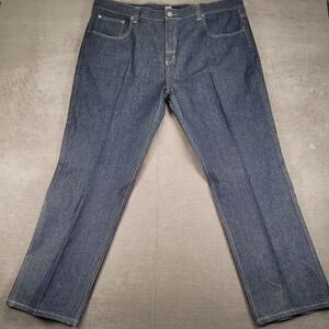 Old Skool Vintage Jeans Denim Blue‎ Baggy Skater Hip Hop Men's Size 44